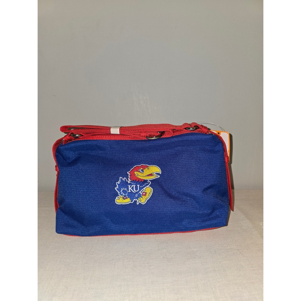 Sandol Womens Crossbody Bag Blue Kansas Jayhawks NCAA Small NWT
